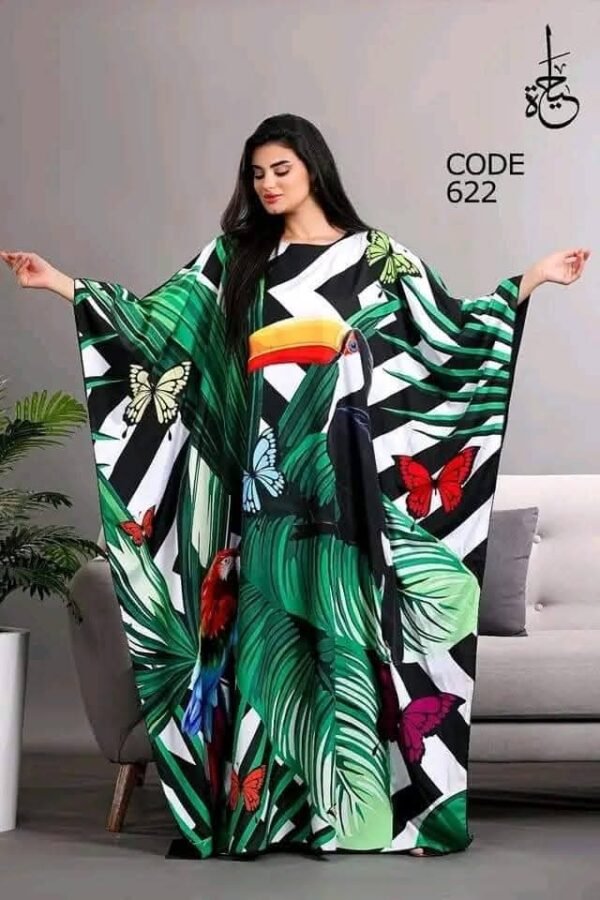 العبايه Queen كريب تركي مستورد طباعه ديجتال