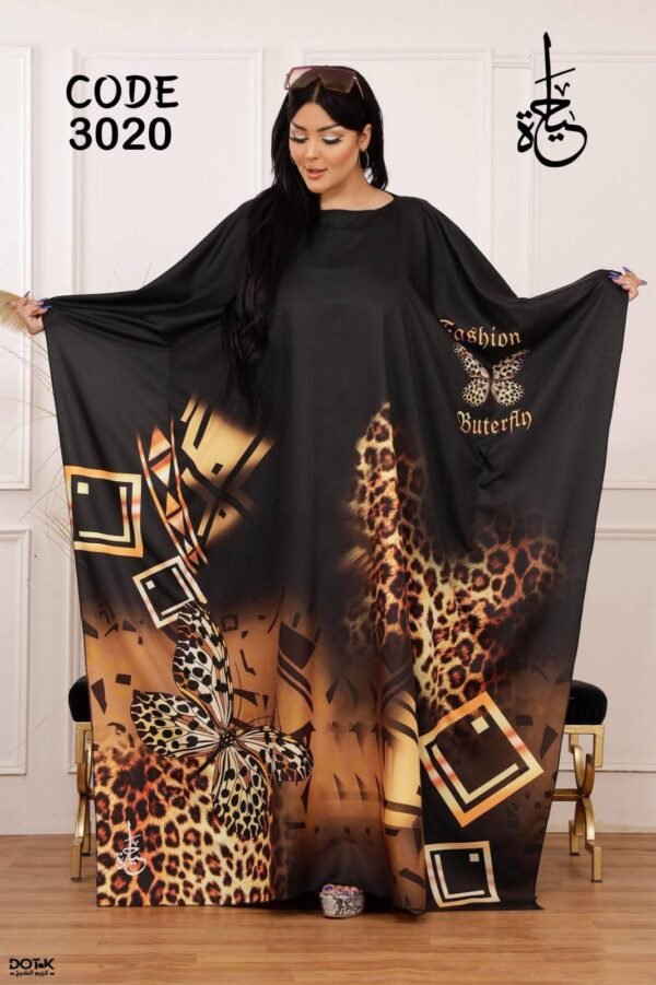 العبايه Queen كريب تركي مستورد طباعه ديجتال (نسخة)